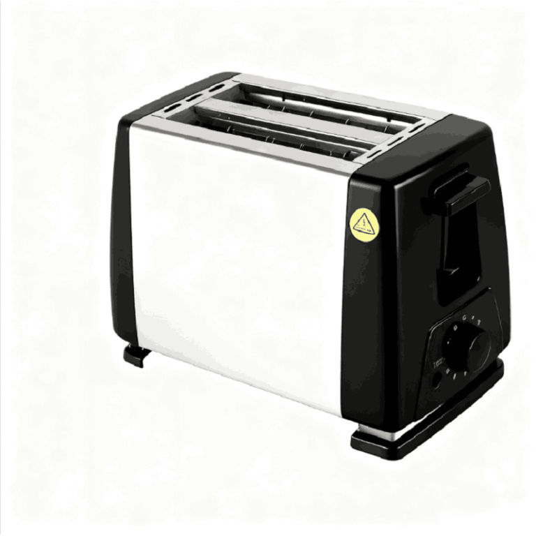 Compact bread toaster with shade control for everyday breakfast routines