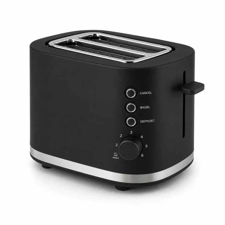 Affordable 2-slice toaster shown on a white background for product comparison
