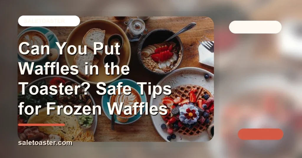 Can You Put Waffles in the Toaster? Safe Tips for Frozen Waffles cover image for SaleToaster