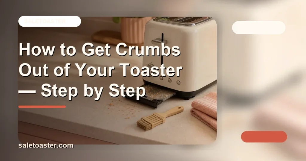 How to Get Crumbs Out of Your Toaster — Step by Step cover image for SaleToaster