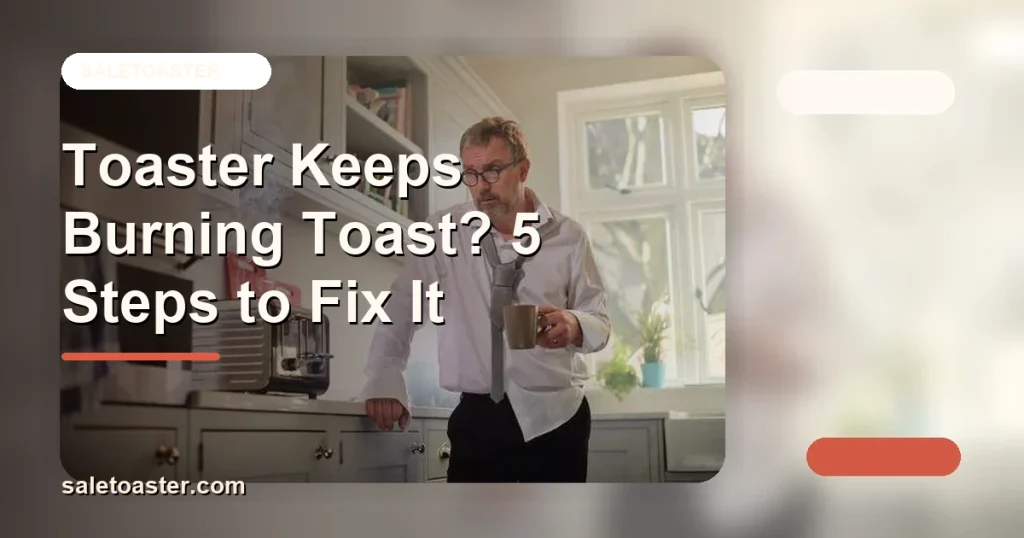 Toaster Keeps Burning Toast? 5 Steps to Fix It cover image for SaleToaster
