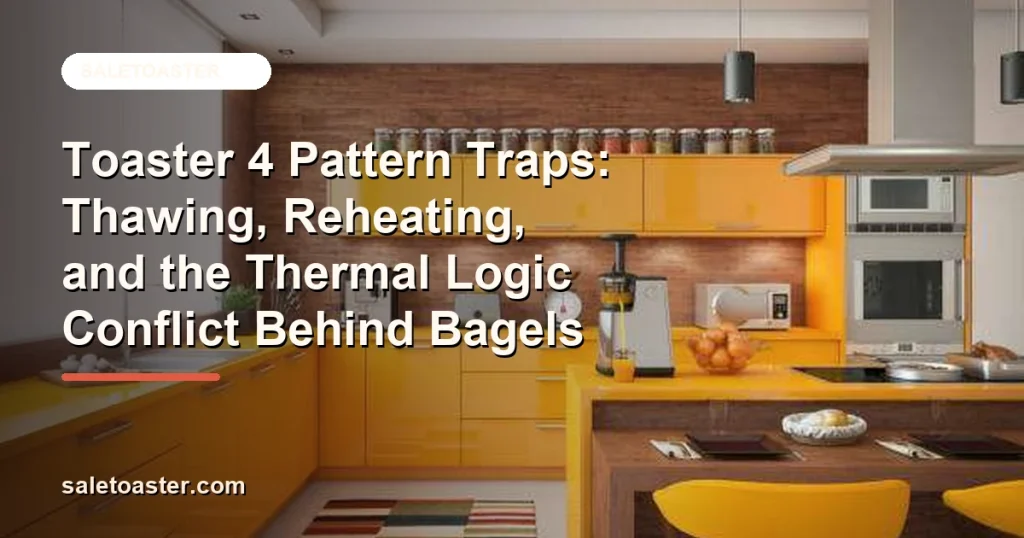 Toaster 4 Pattern Traps: Thawing, Reheating, and the Thermal Logic Conflict Behind Bagels cover image for SaleToaster